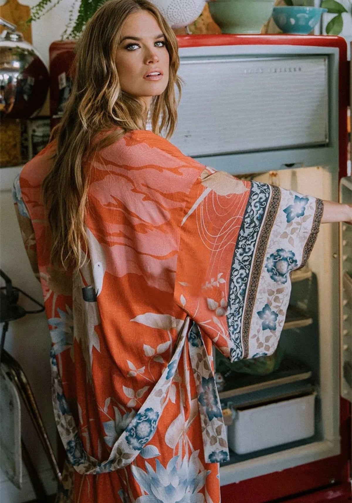 Cache Maillot Kimono