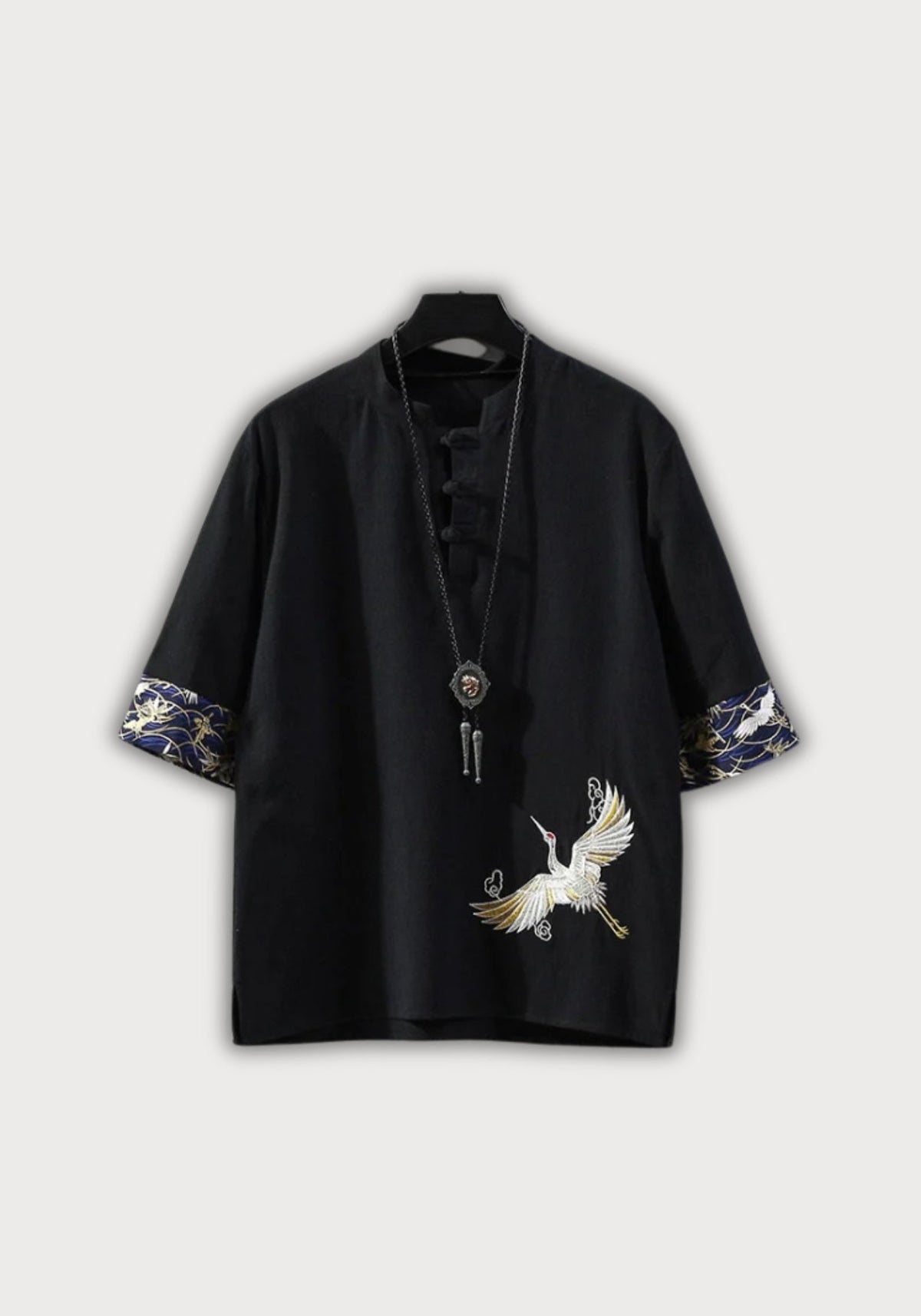 Chemise Col Kimono Homme