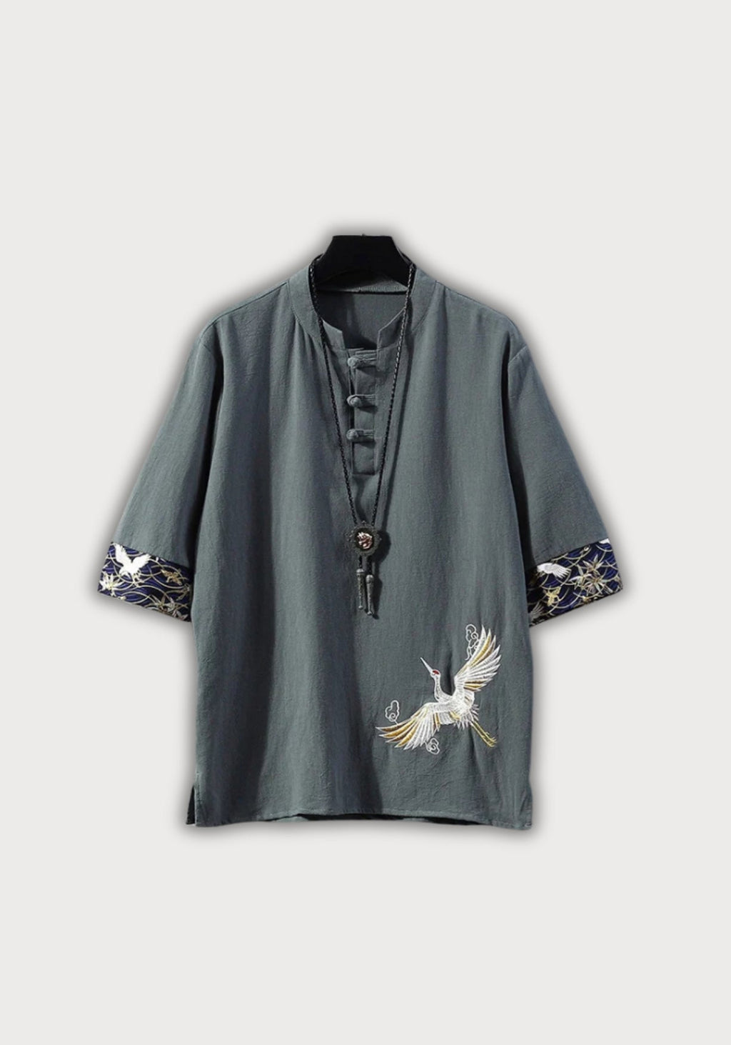 Chemise Col Kimono Homme