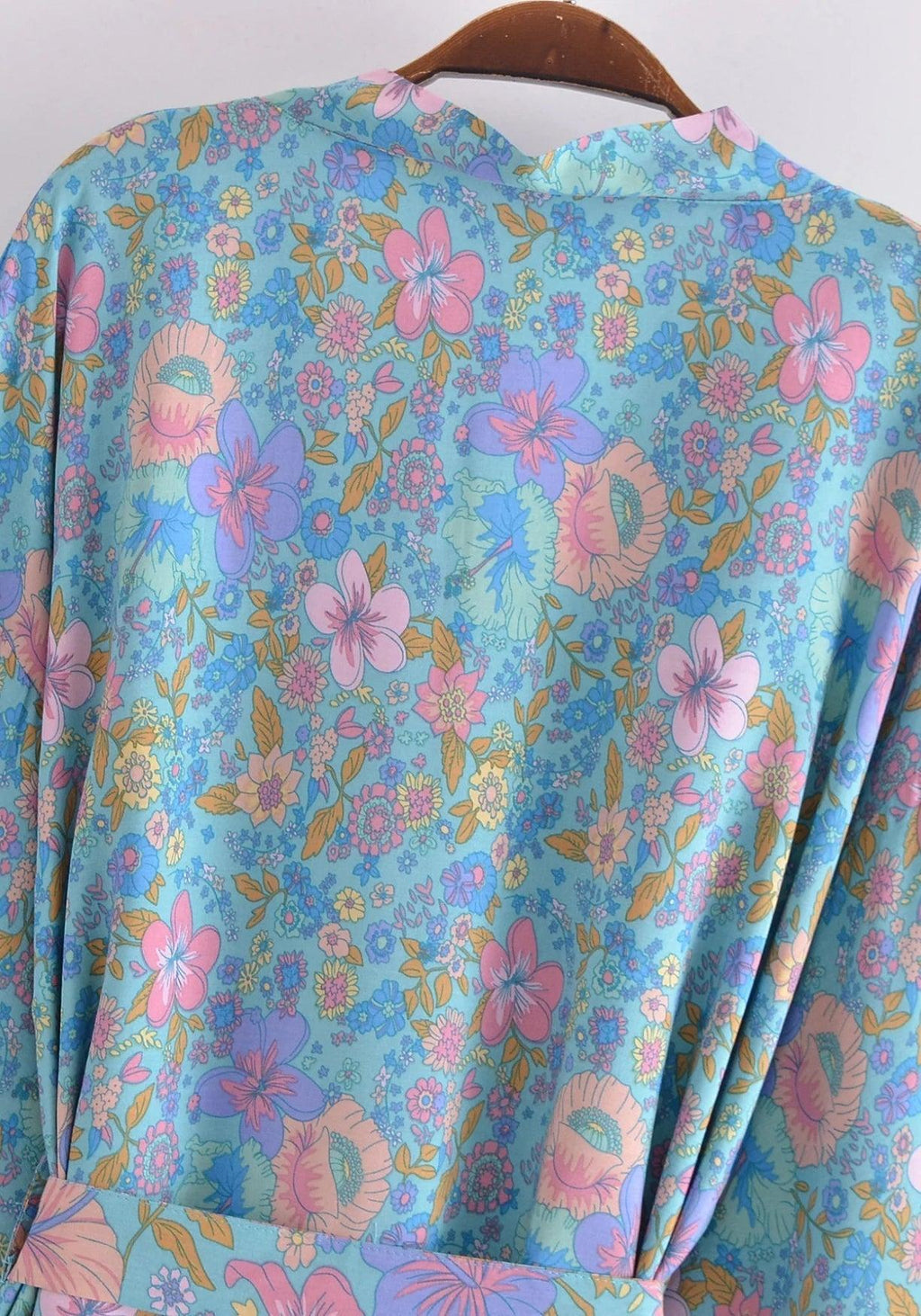 Kimono Bleu Femme