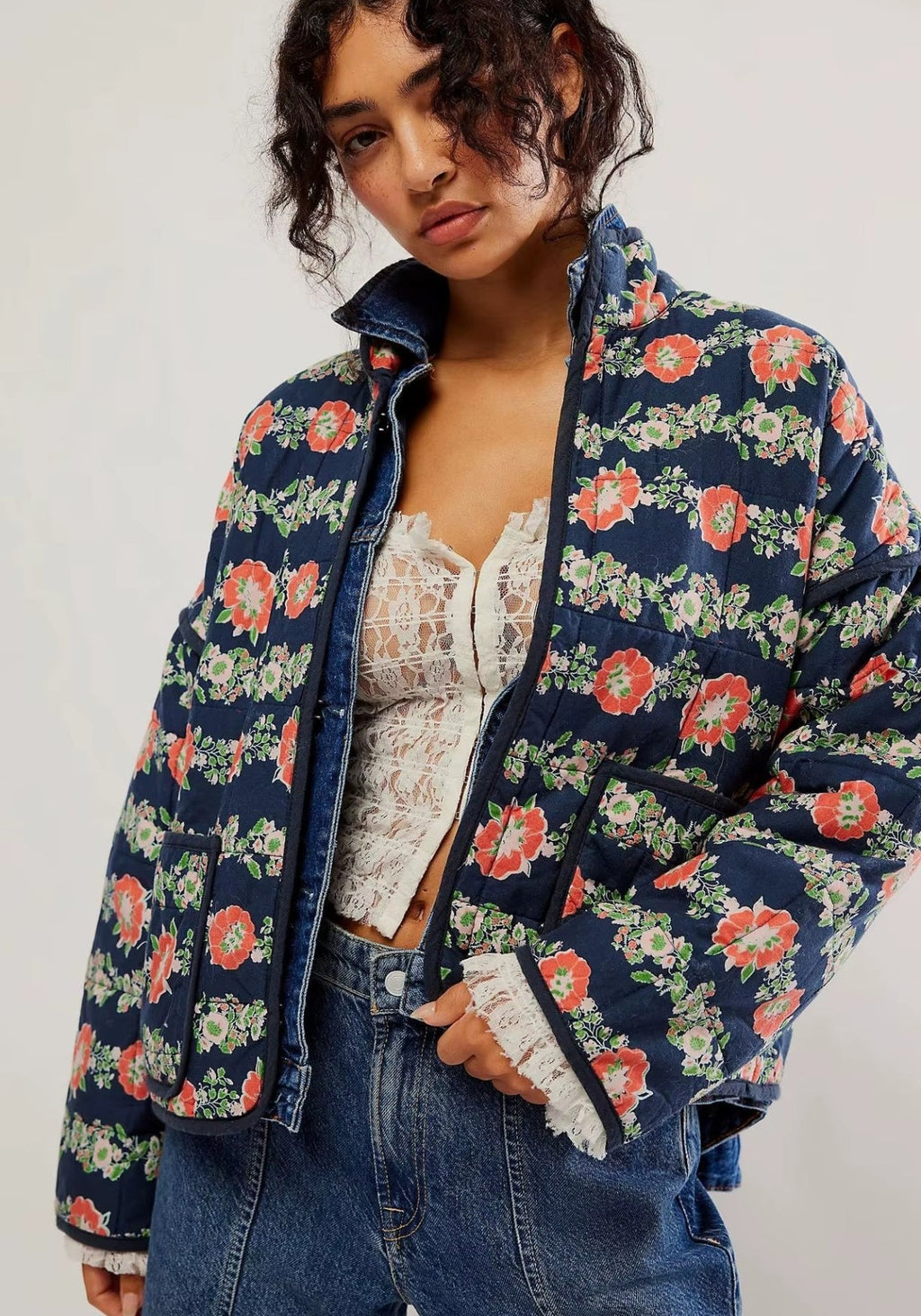 Kimono Bleu Marine
