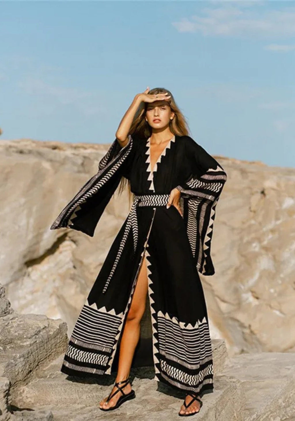 Kimono Long Femme Chic