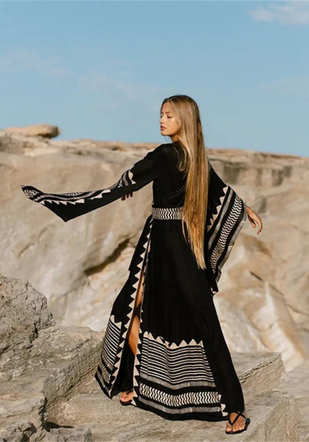 Kimono Long Femme Chic