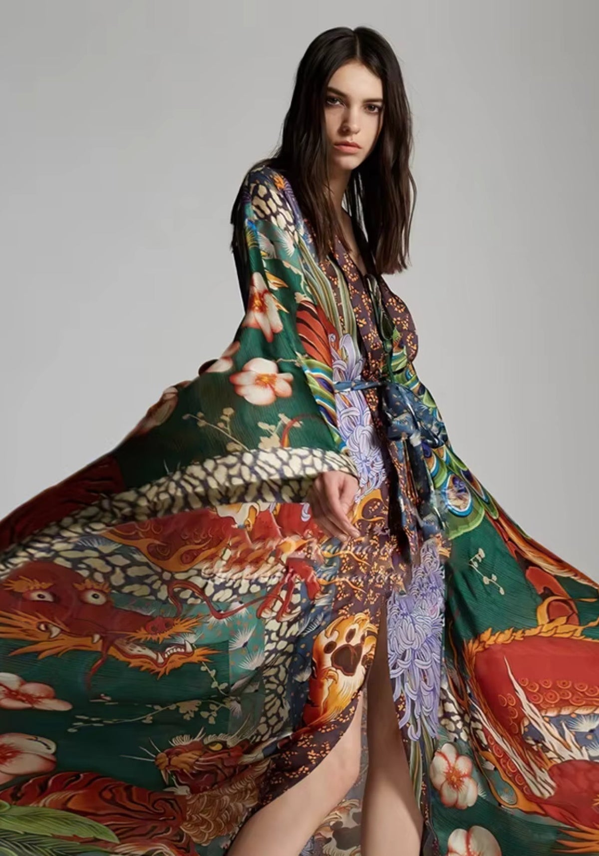 Kimono Long Satin