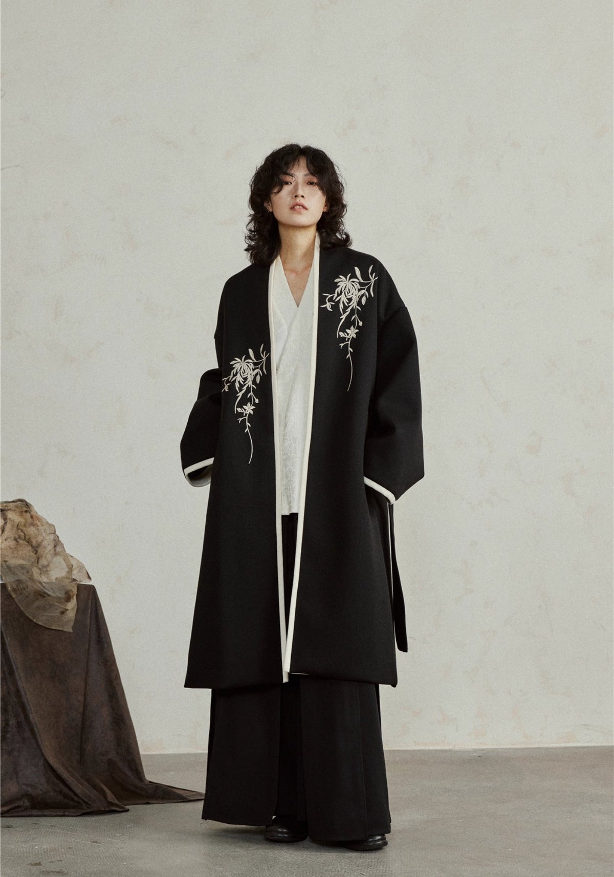Manteau Kimono Noir