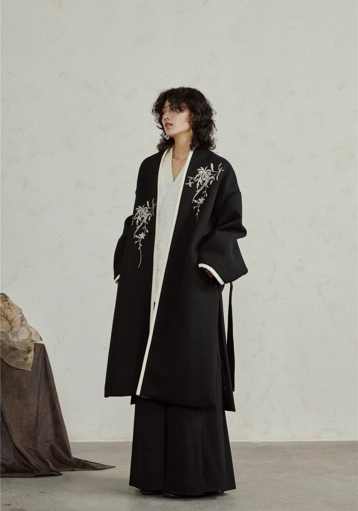 Manteau Kimono Noir