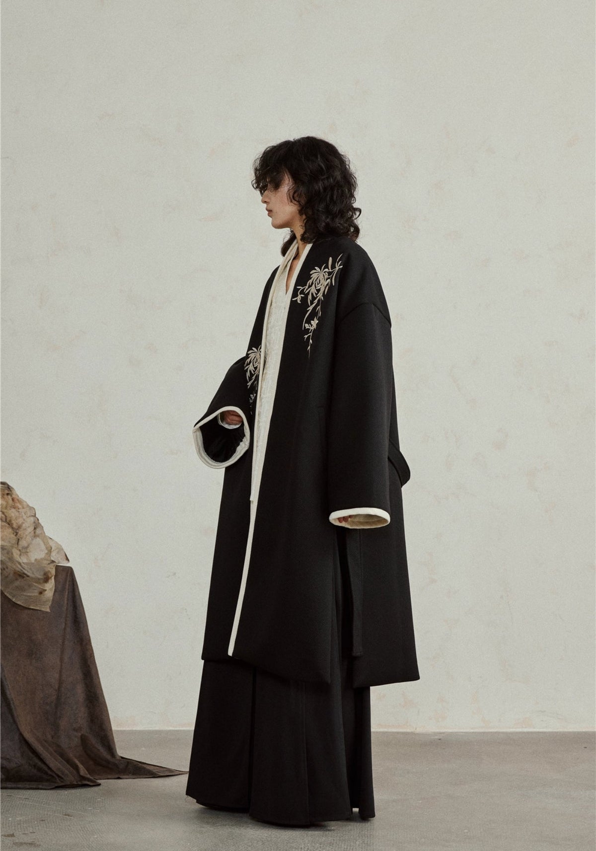 Manteau Kimono Noir