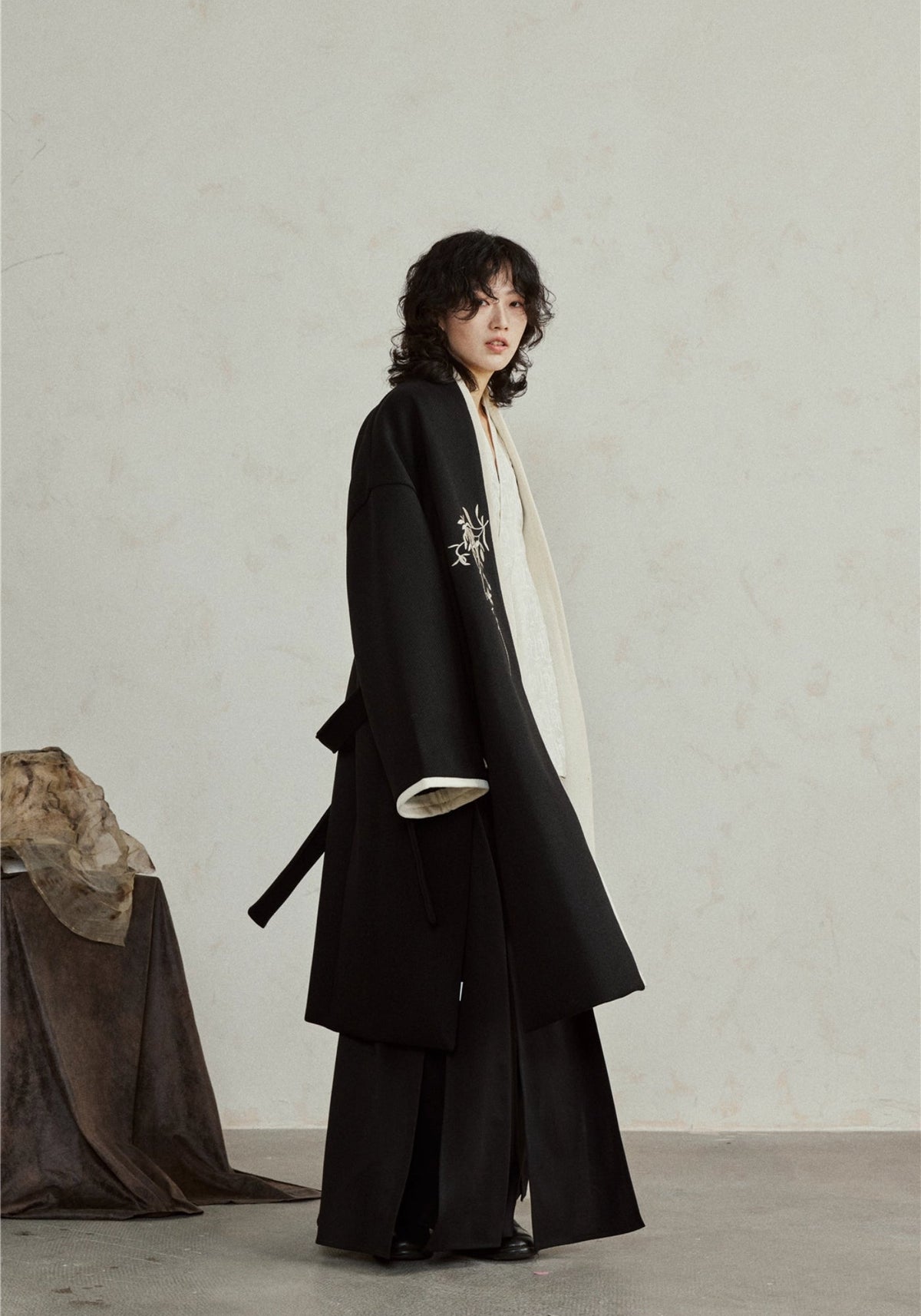 Manteau Kimono Noir