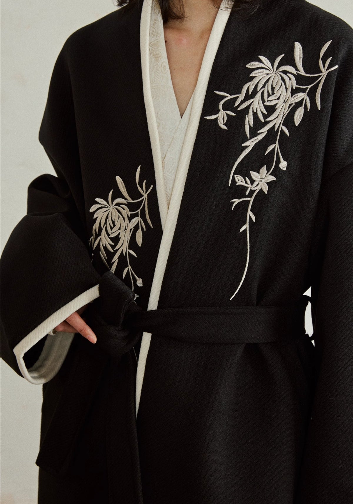 Manteau Kimono Noir