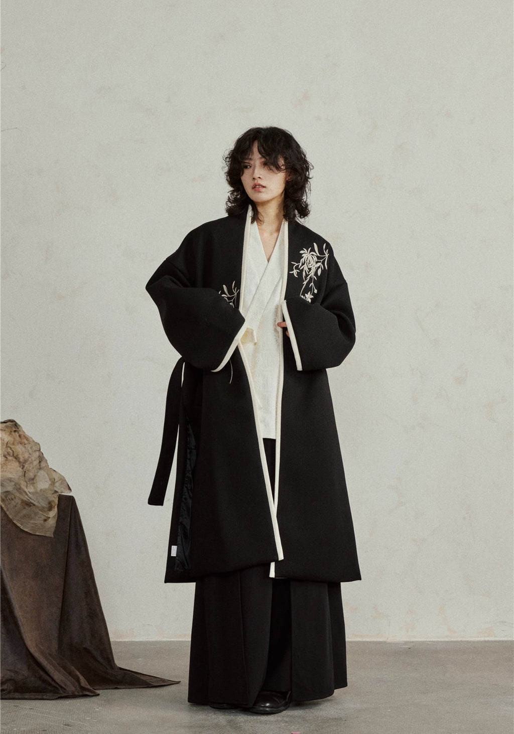 Manteau Kimono Noir