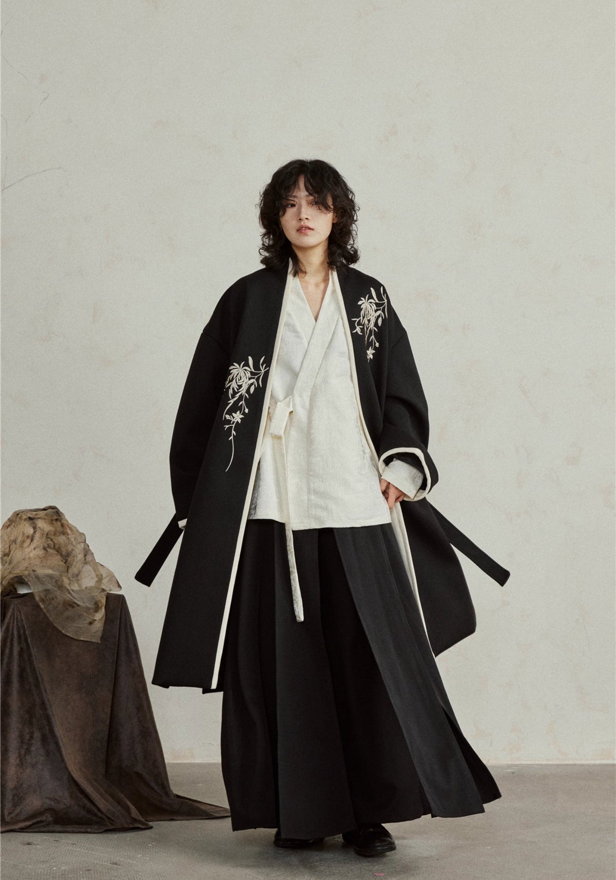 Manteau Kimono Noir