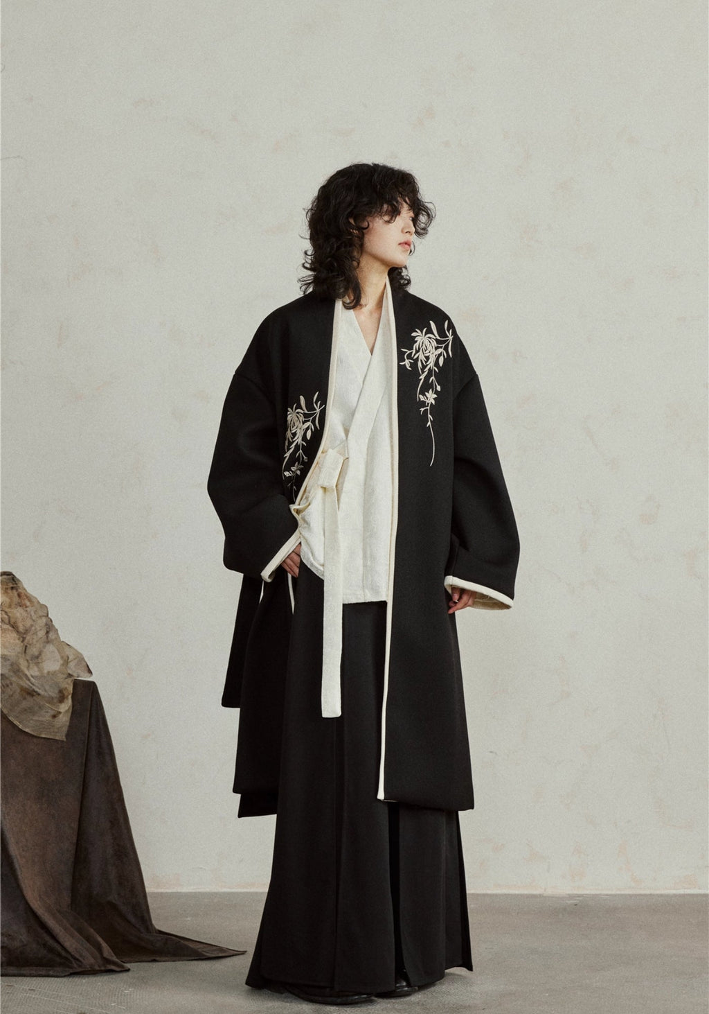 Manteau Kimono Noir