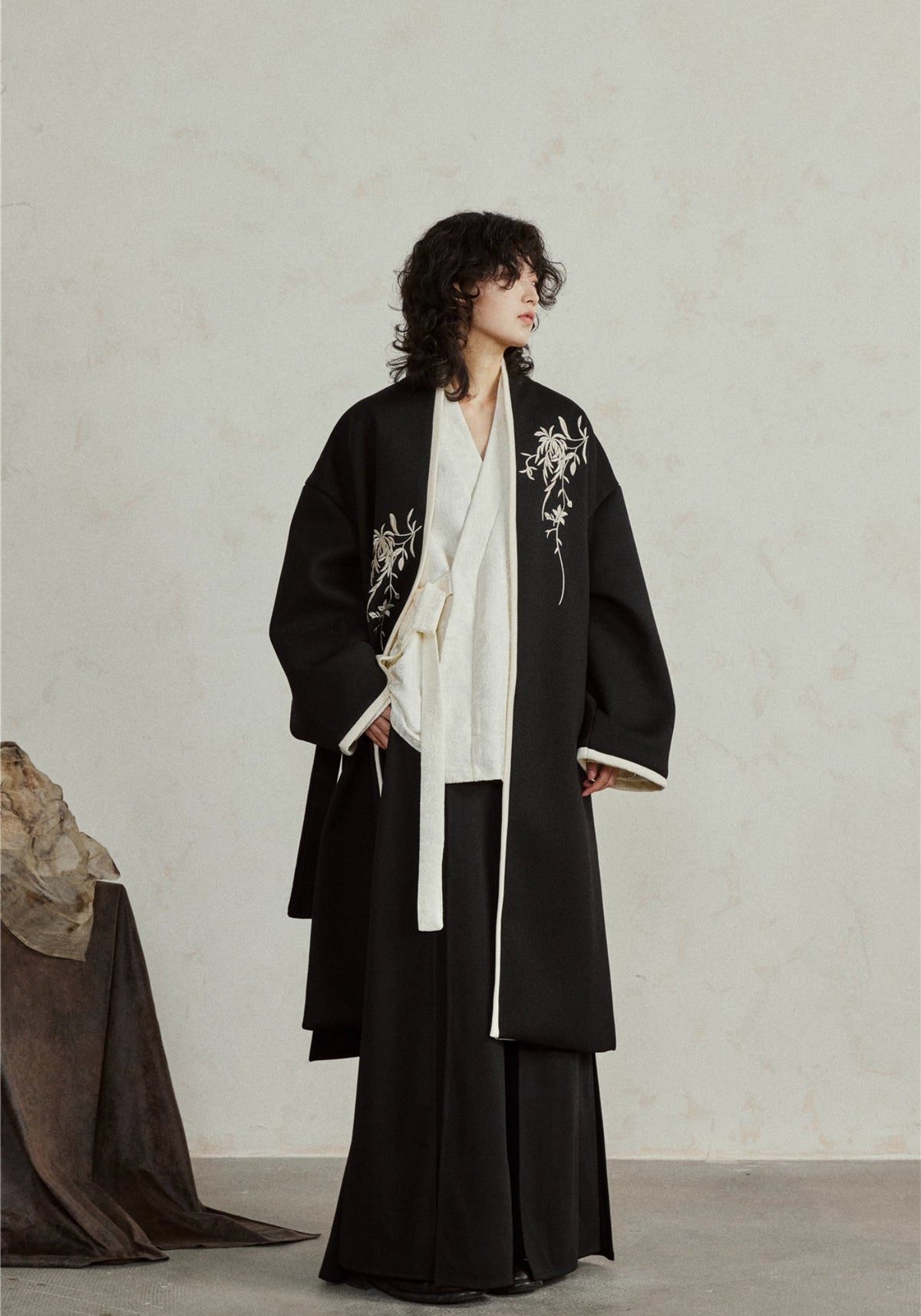 Manteau Kimono Noir