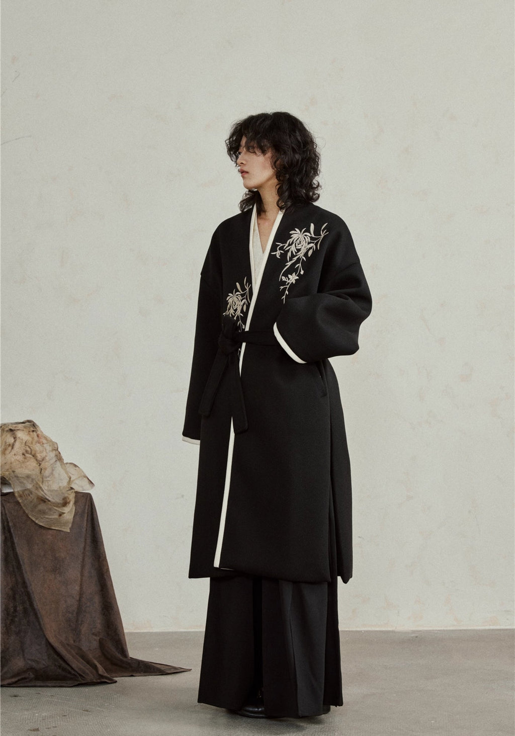 Manteau Kimono Noir