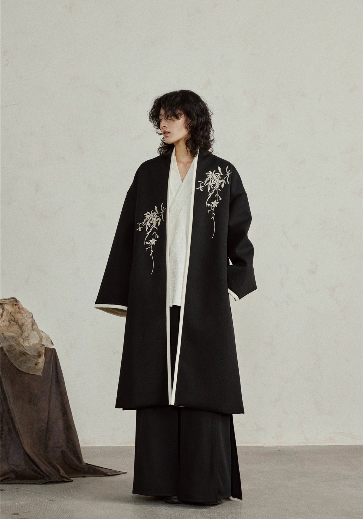 Manteau Kimono Noir