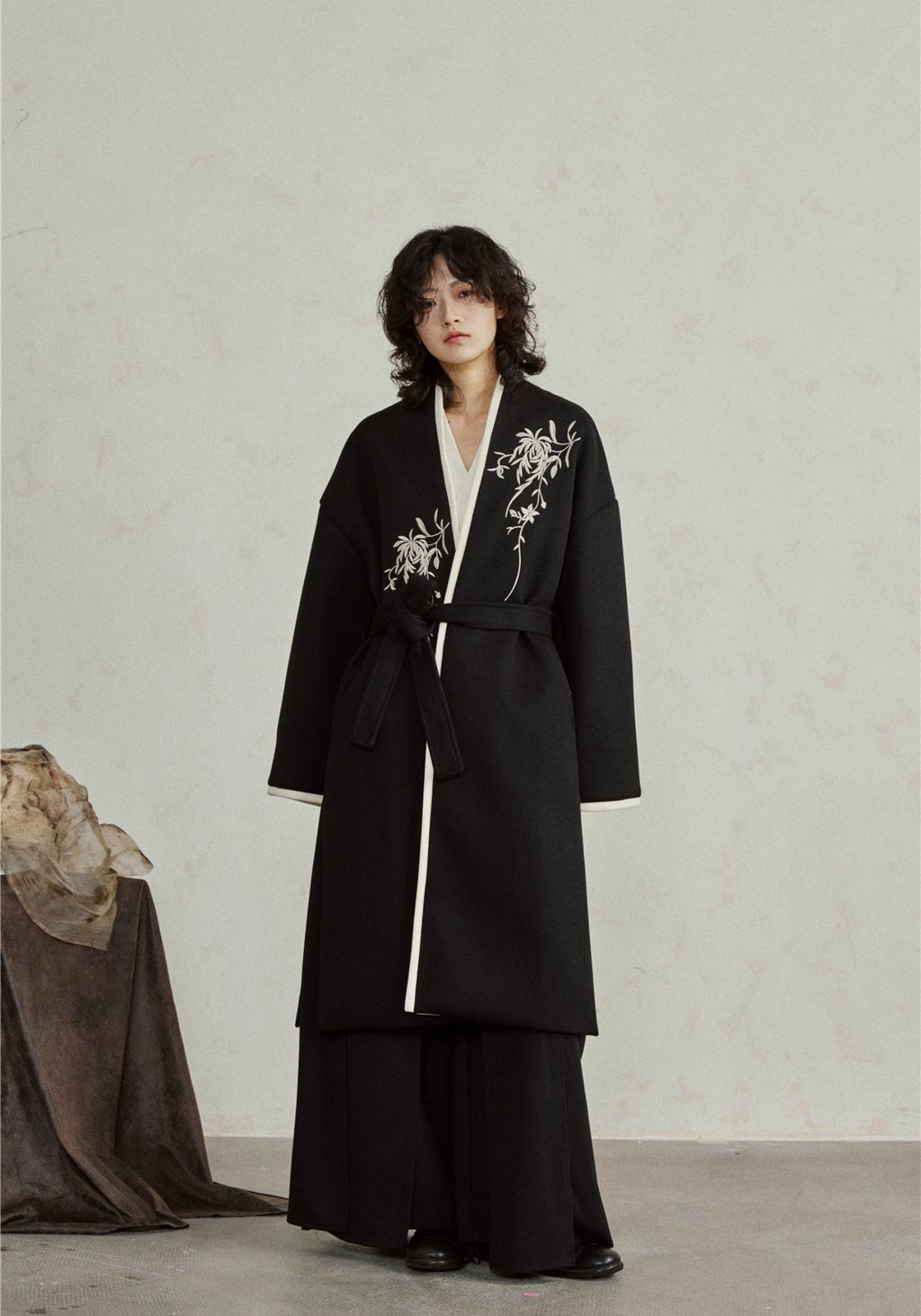 Manteau Kimono Noir