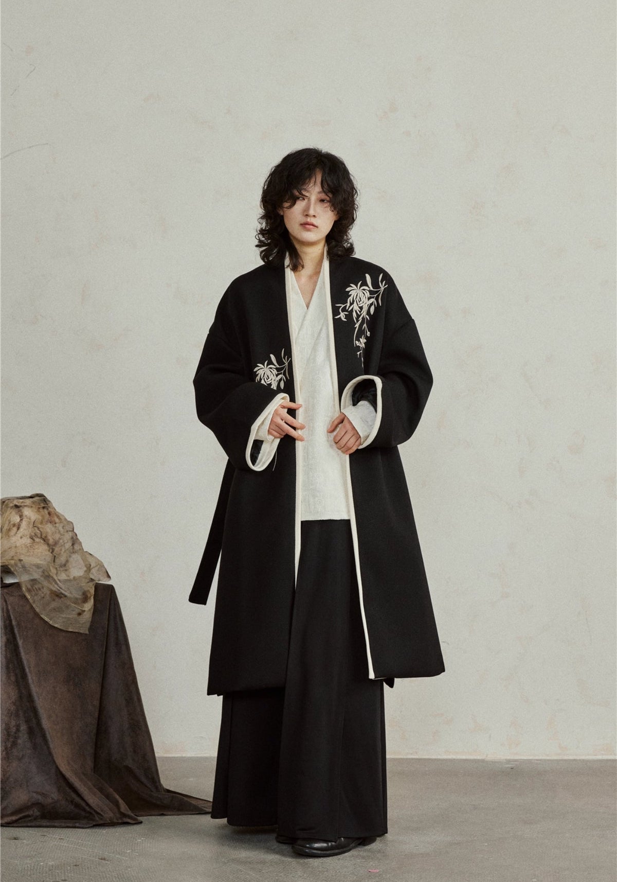 Manteau Kimono Noir