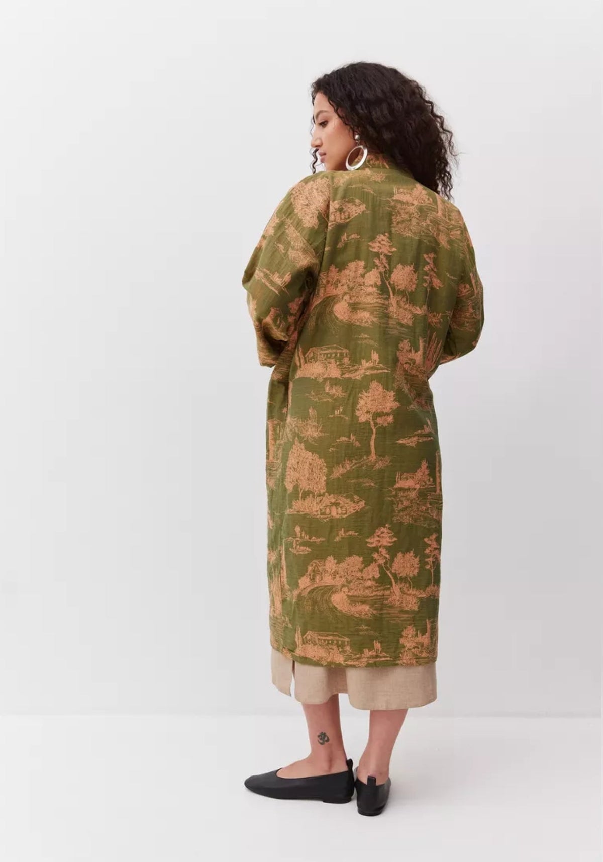 Peignoir Kimono Femme Coton