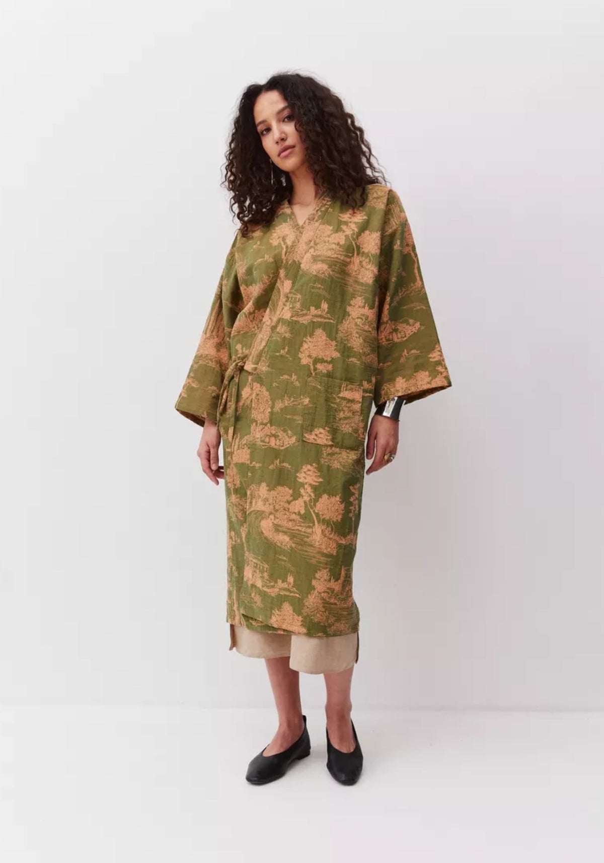 Peignoir Kimono Femme Coton