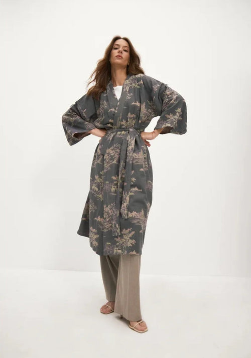 Peignoir Kimono Femme Long