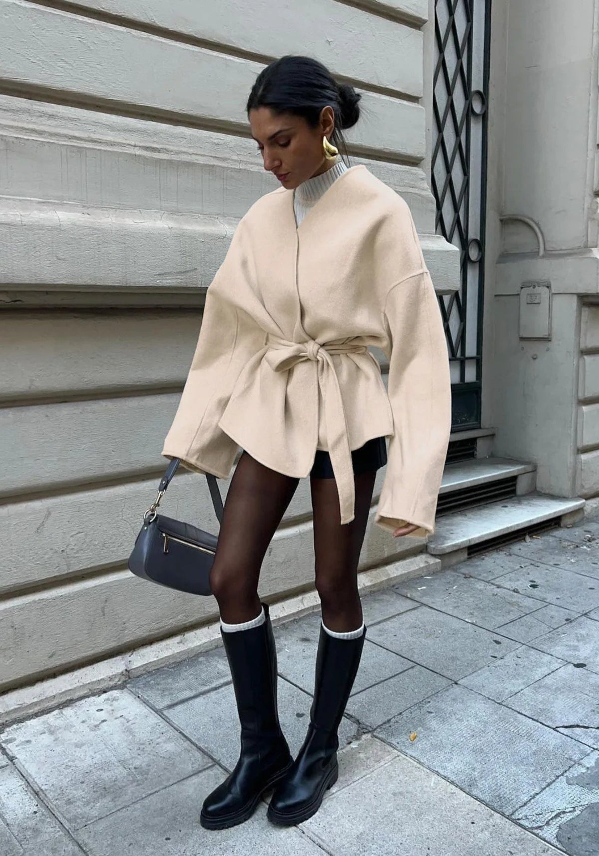 Veste Kimono Courte Femme