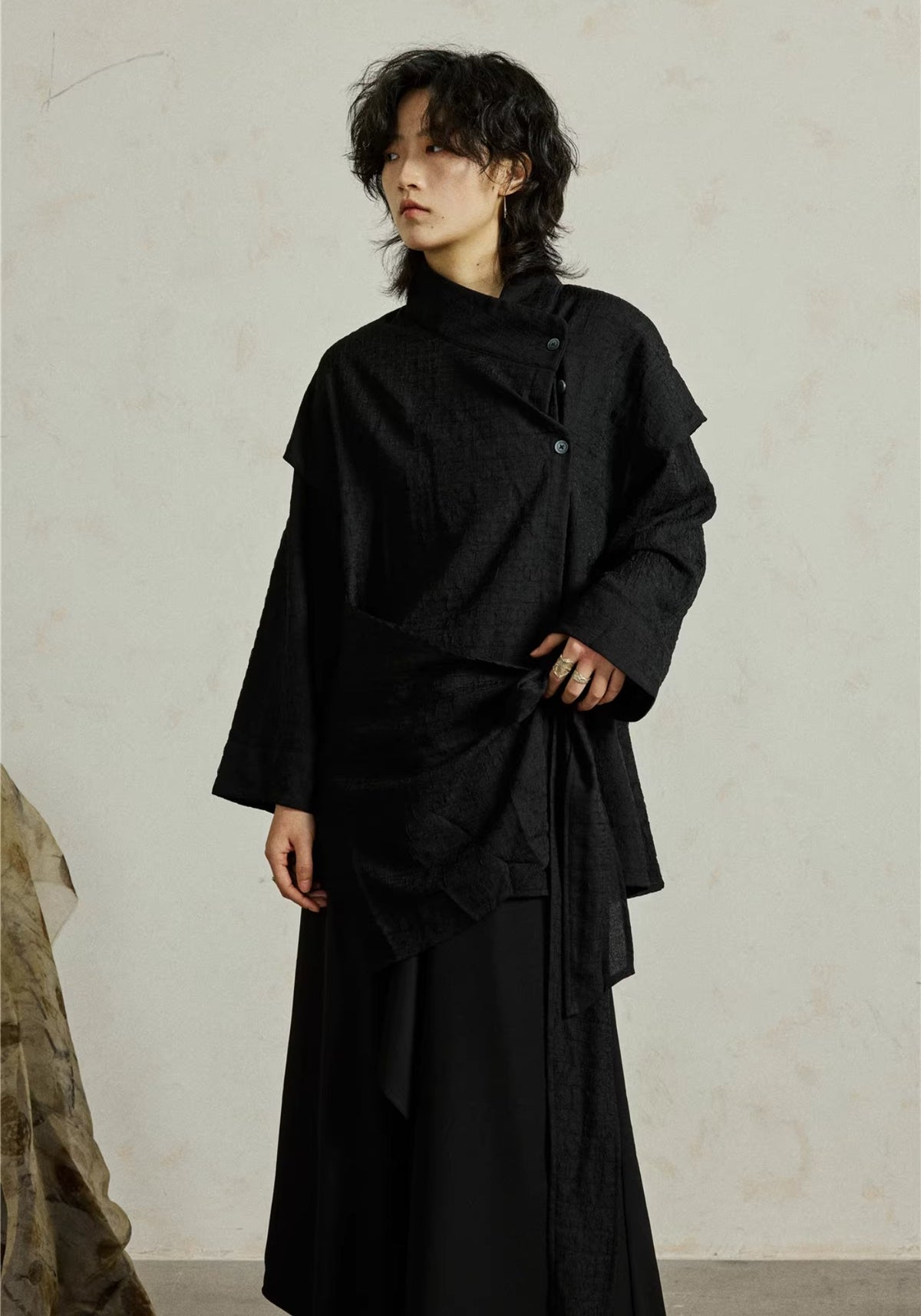 Veste Kimono Noire