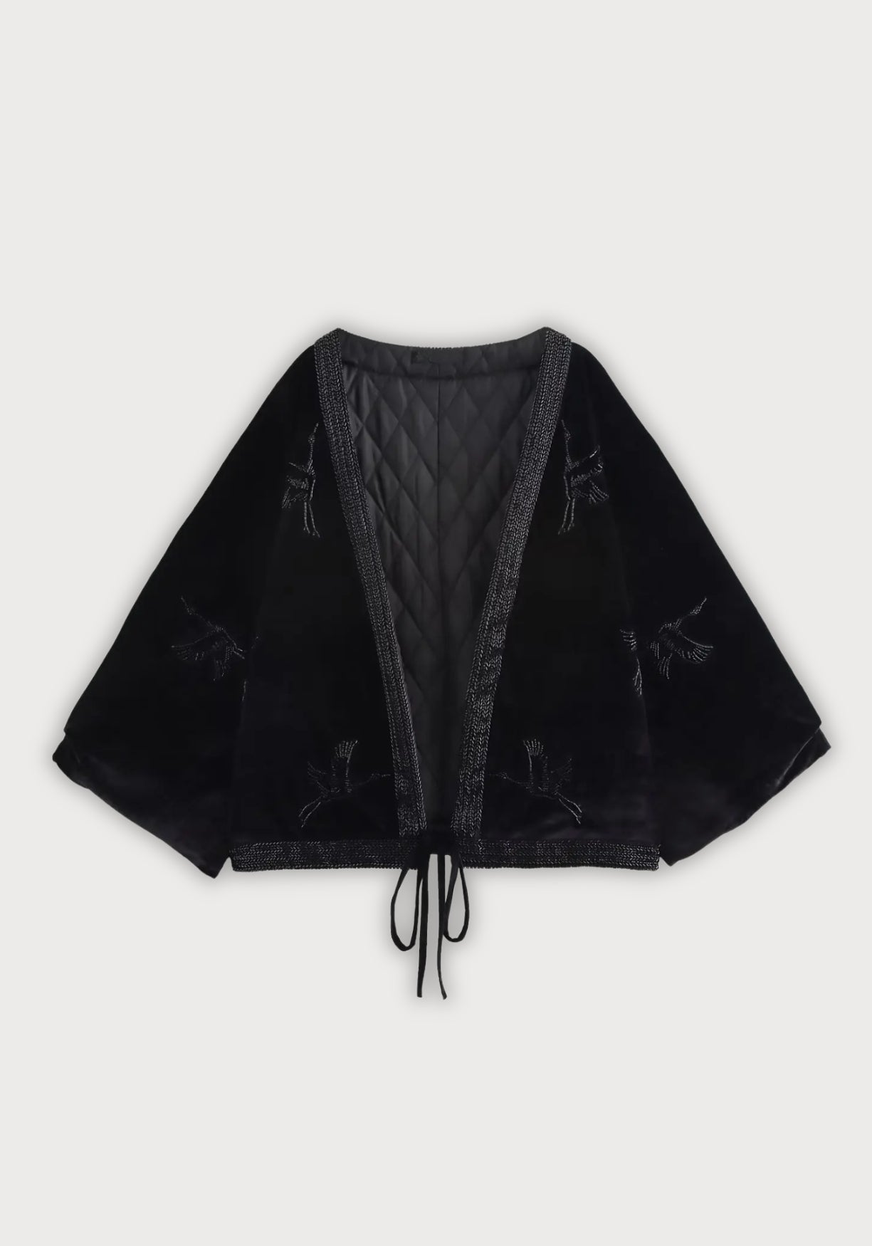 Veste Kimono Noire brouillon